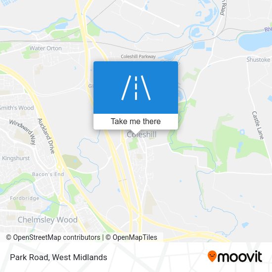 Park Road map