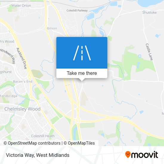 Victoria Way map