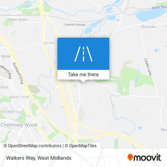 Walkers Way map