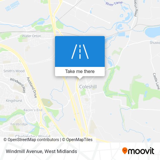 Windmill Avenue map