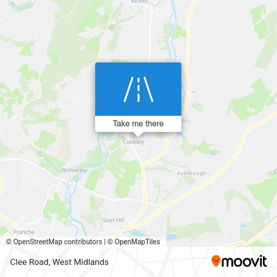 Clee Road map