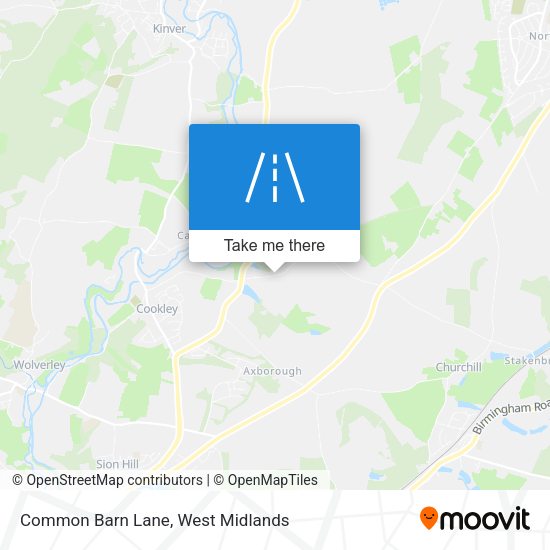 Common Barn Lane map