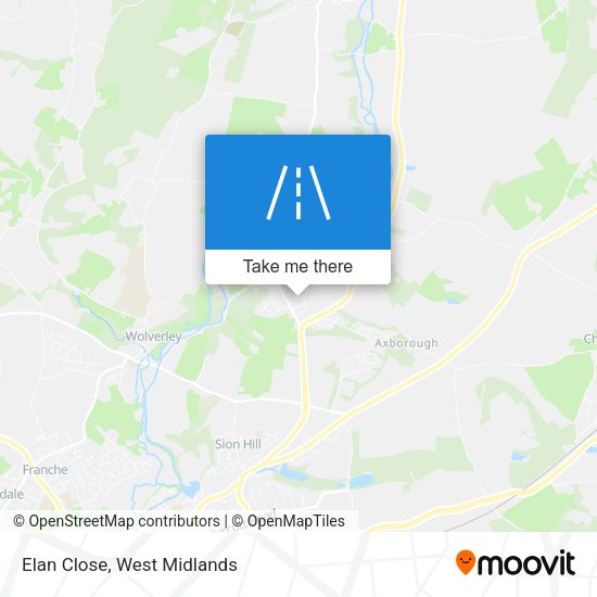 Elan Close map