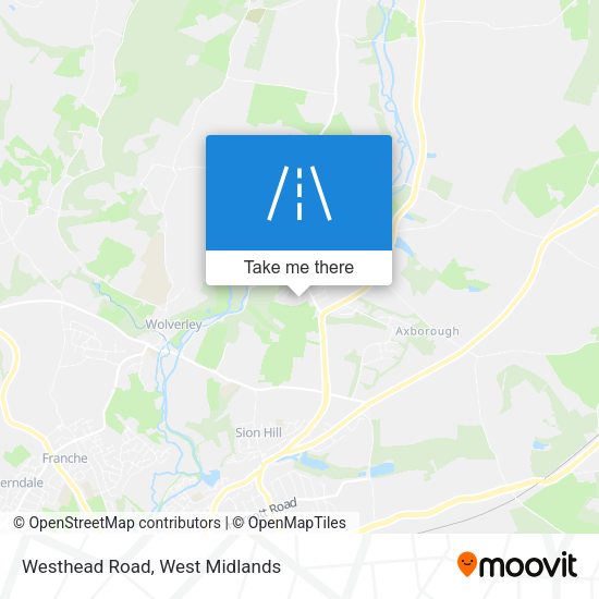 Westhead Road map