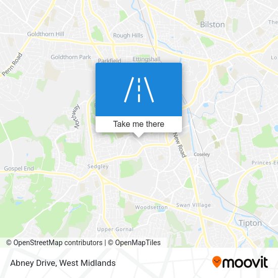 Abney Drive map