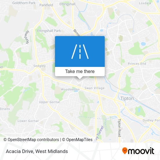 Acacia Drive map