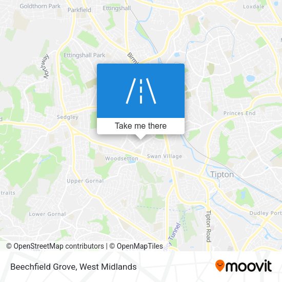 Beechfield Grove map