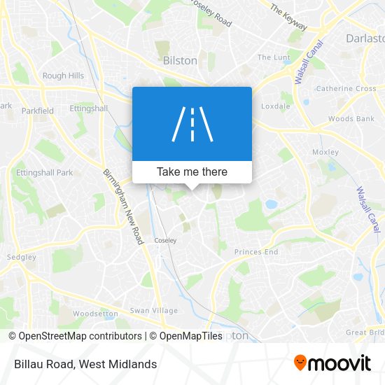 Billau Road map