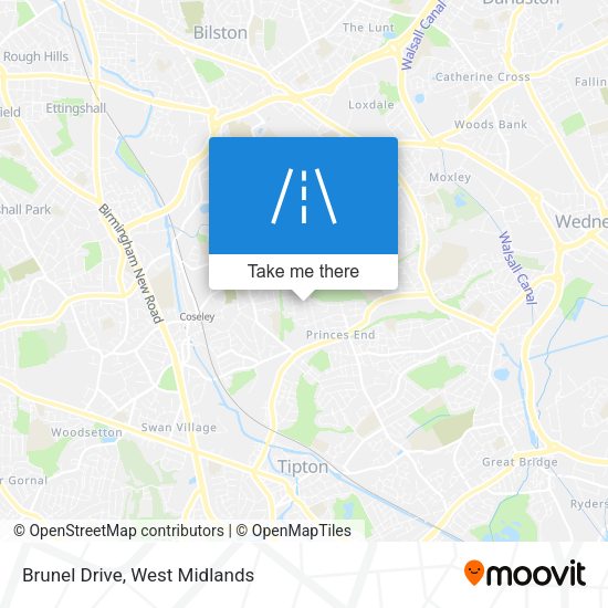 Brunel Drive map