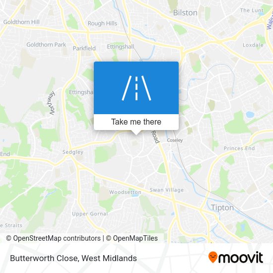 Butterworth Close map