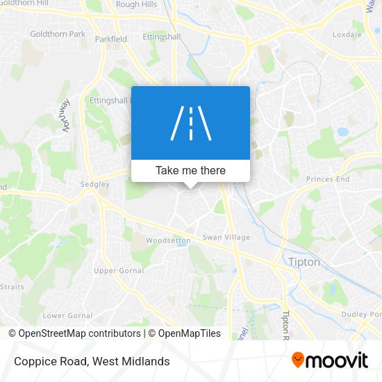 Coppice Road map