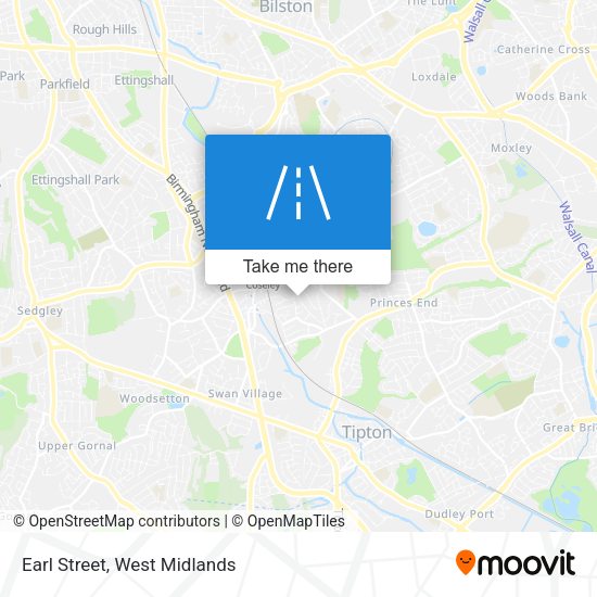 Earl Street map