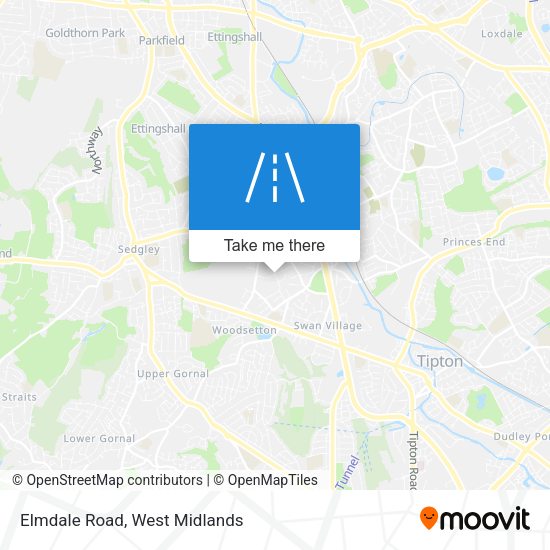 Elmdale Road map