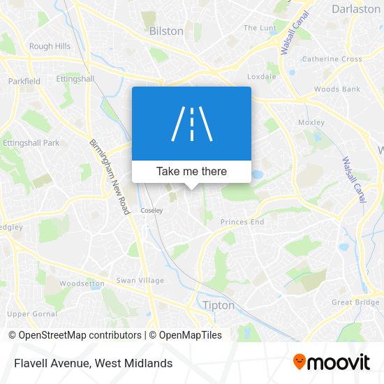 Flavell Avenue map