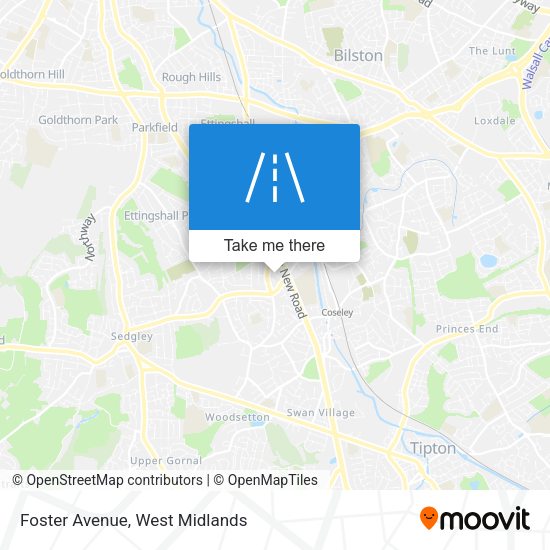 Foster Avenue map