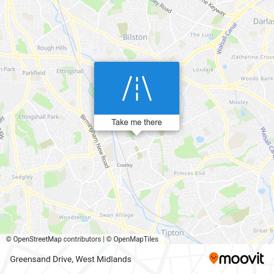 Greensand Drive map