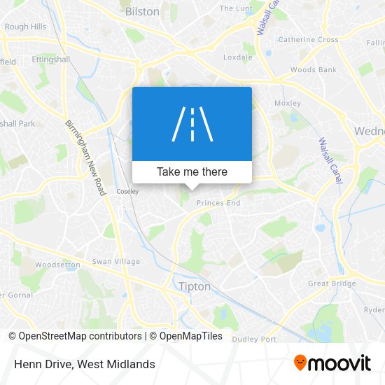 Henn Drive map