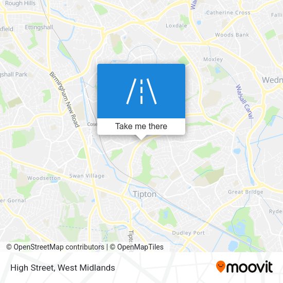High Street map