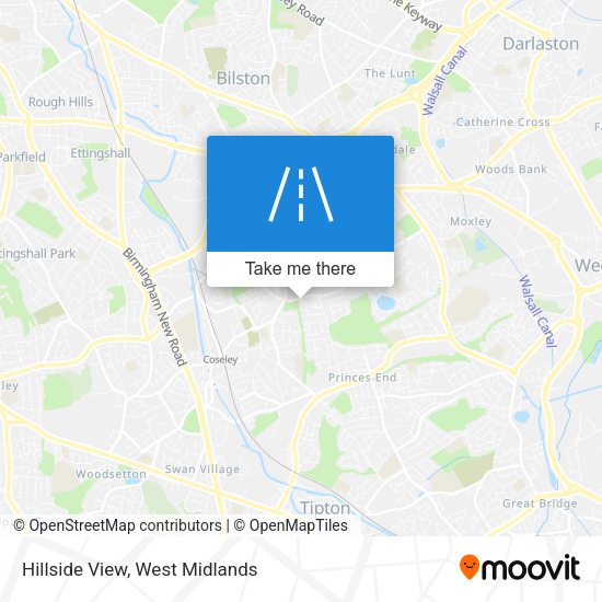 Hillside View map