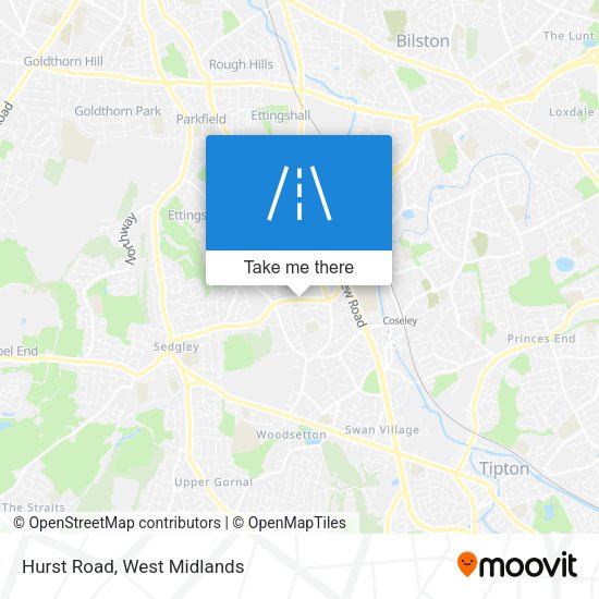 Hurst Road map