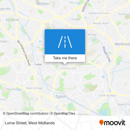 Lorne Street map