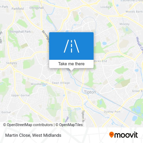 Martin Close map