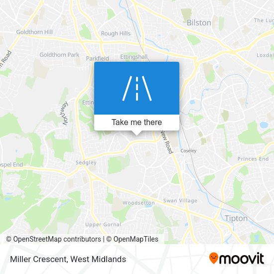 Miller Crescent map