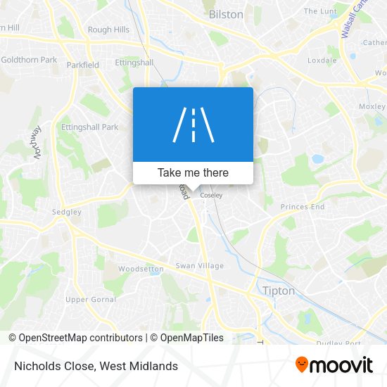 Nicholds Close map