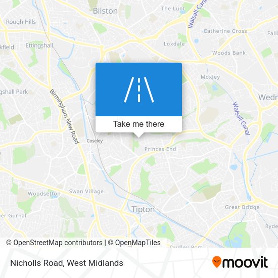 Nicholls Road map
