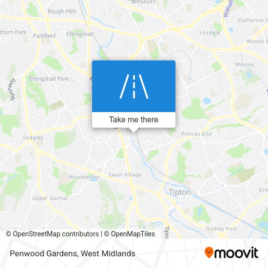 Penwood Gardens map