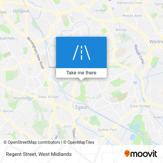 Regent Street map