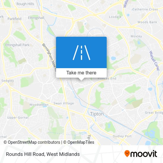 Rounds Hill Road map