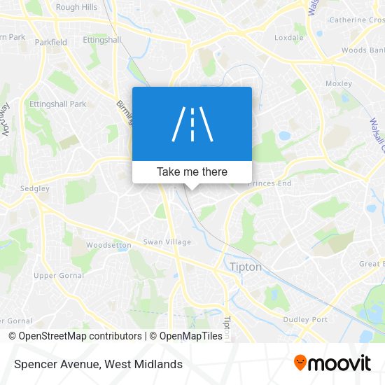 Spencer Avenue map