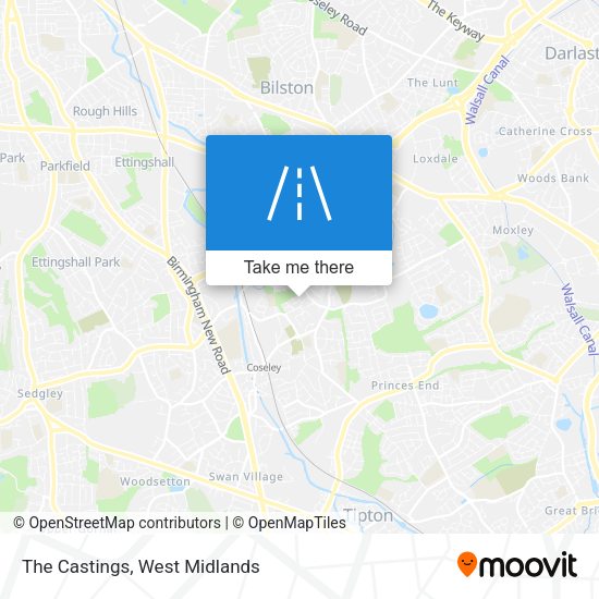 The Castings map