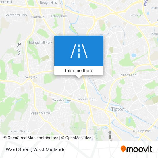 Ward Street map