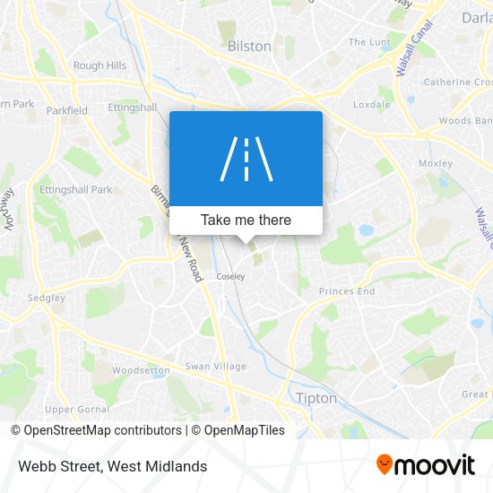 Webb Street map