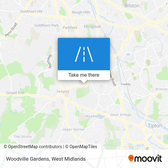 Woodville Gardens map