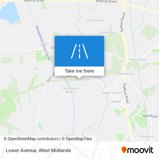 Lower Avenue map