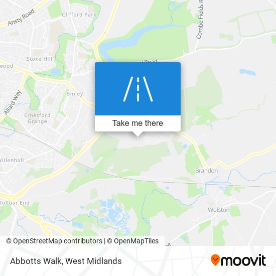 Abbotts Walk map