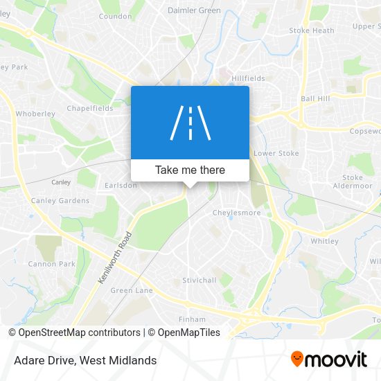 Adare Drive map