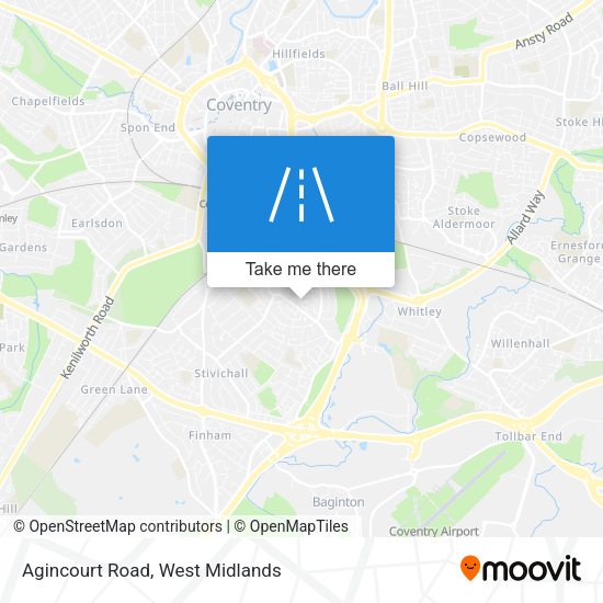 Agincourt Road map