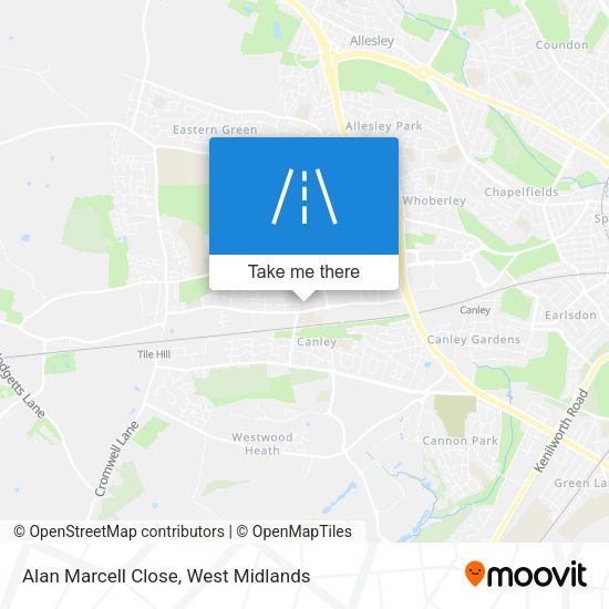 Alan Marcell Close map