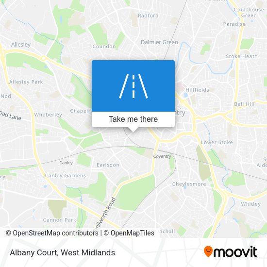 Albany Court map