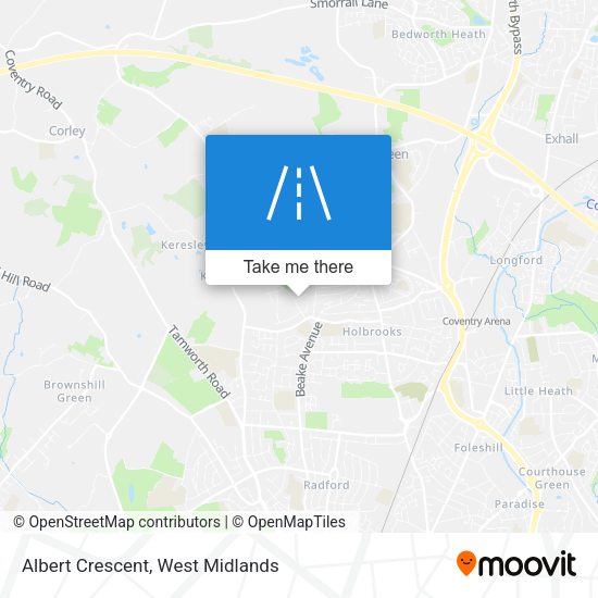 Albert Crescent map