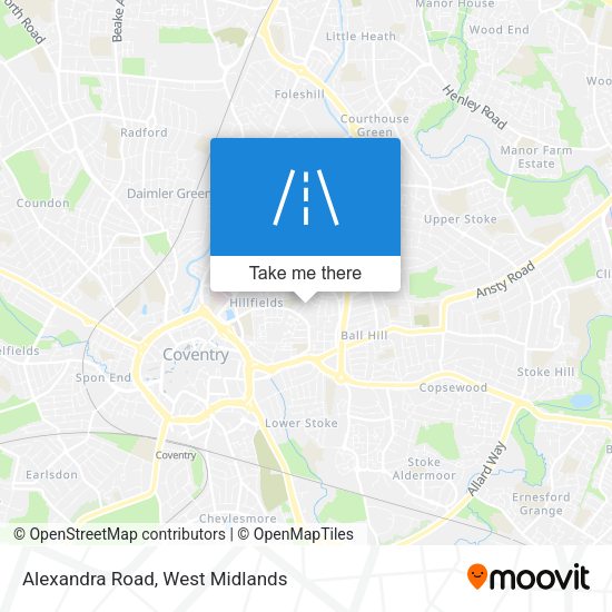 Alexandra Road map