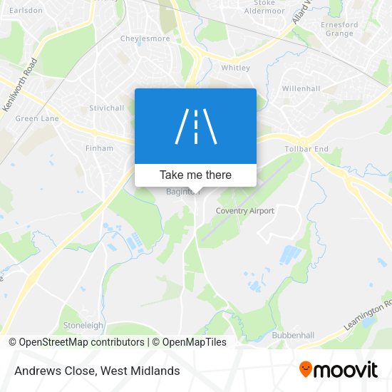 Andrews Close map