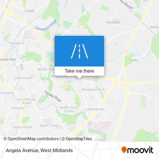 Angela Avenue map