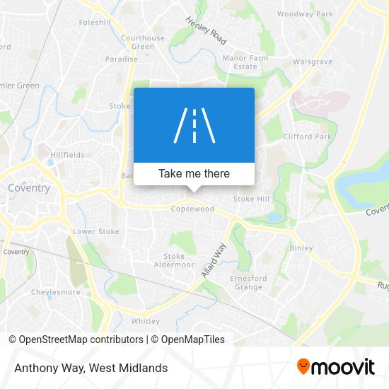 Anthony Way map