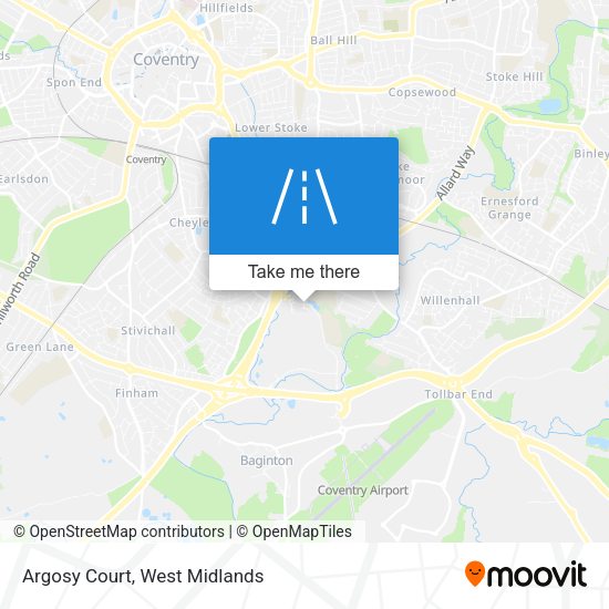 Argosy Court map