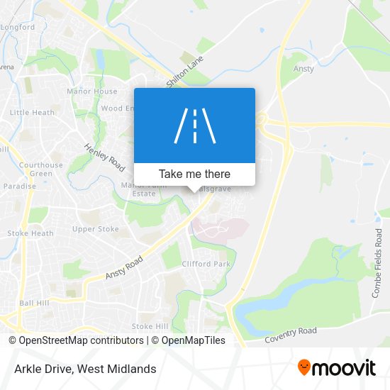 Arkle Drive map